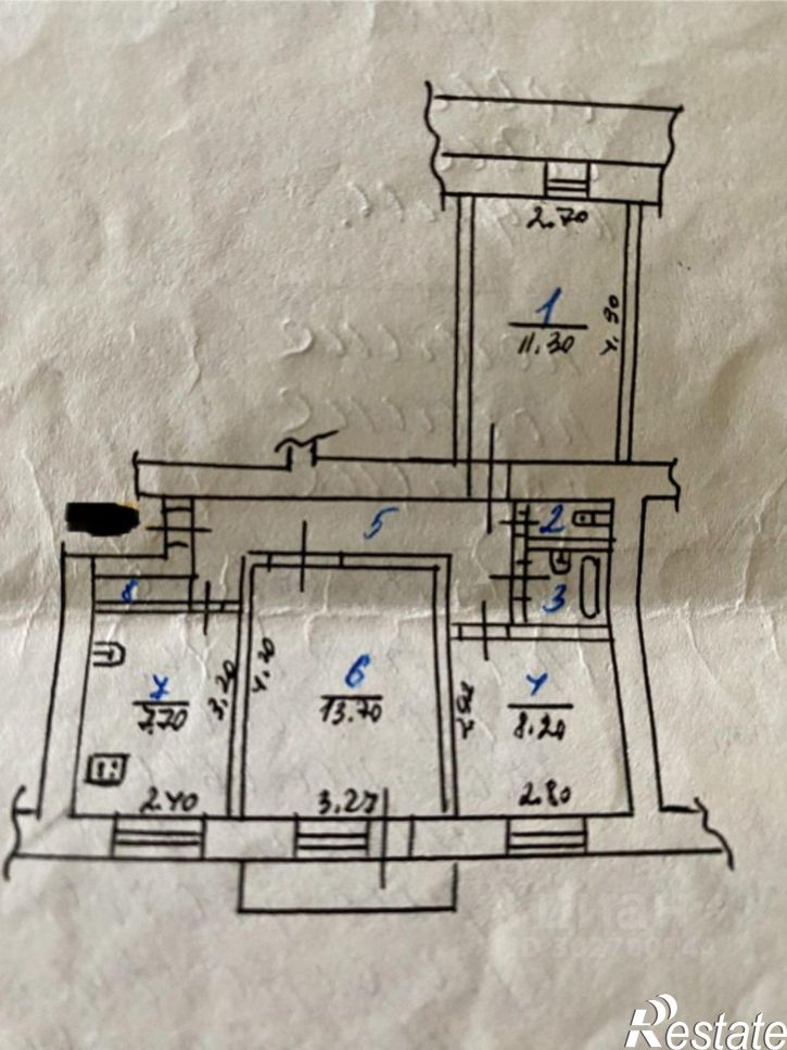 3-комн квартира Ленинградская улица, 62,  д. 62