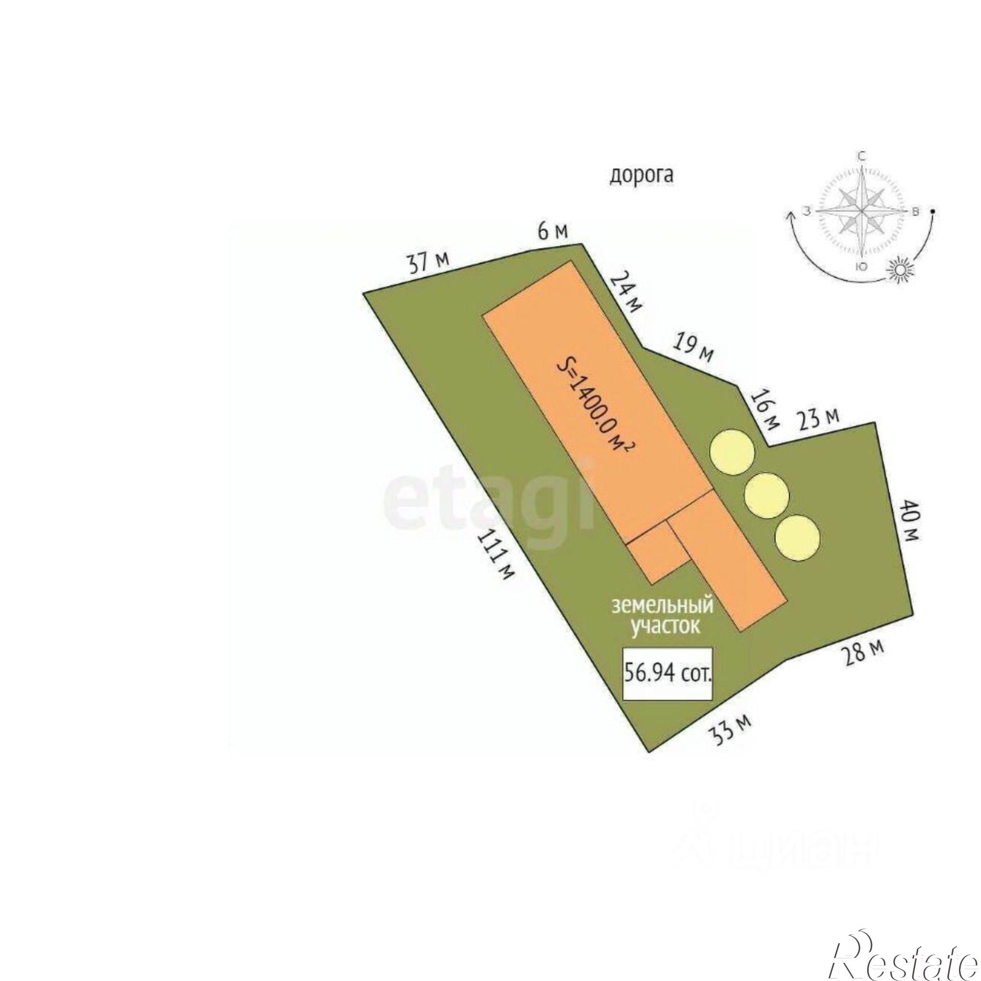 Купить складское помещение за 65 002 700 рублей на улица Мелиораторов, 2