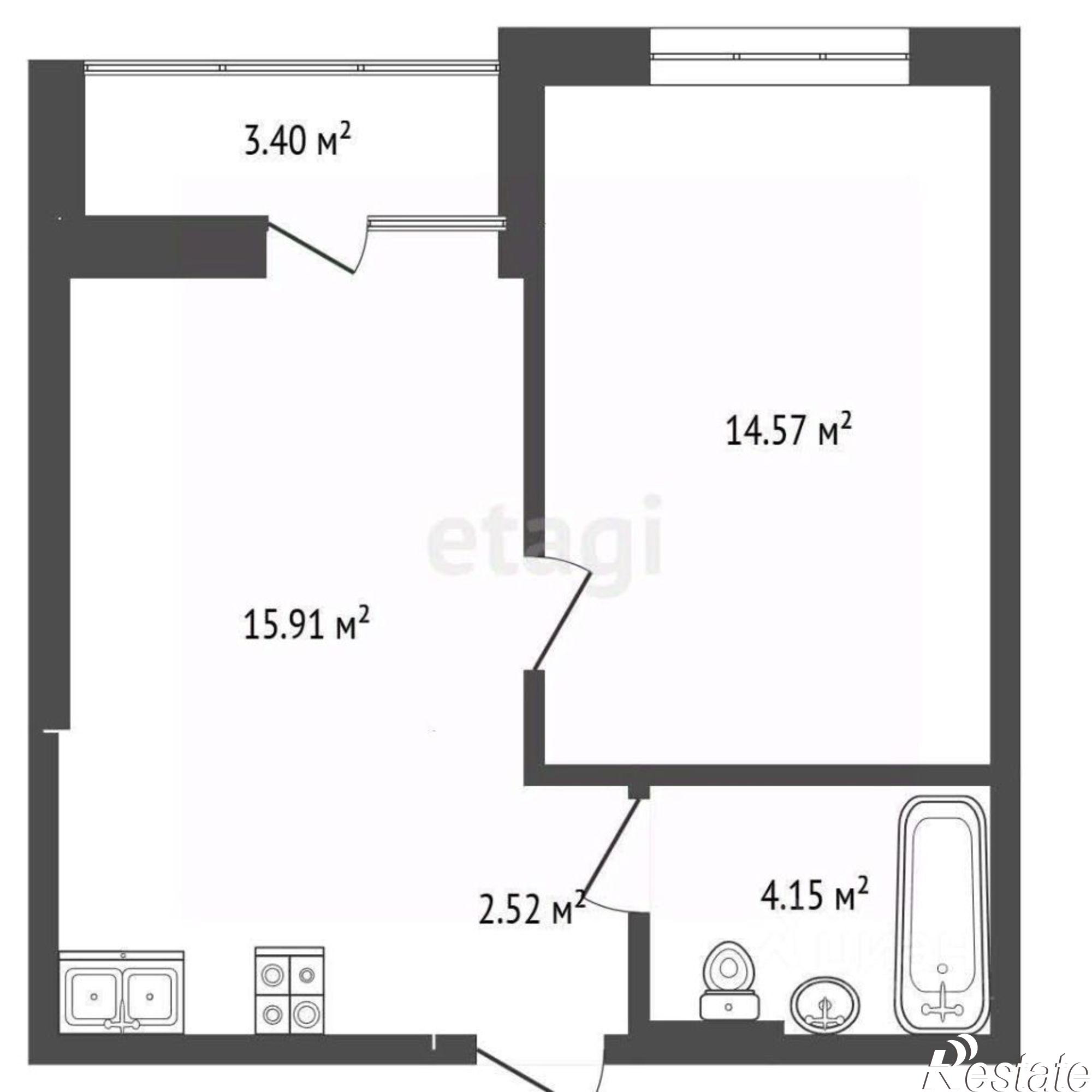 Купить квартиру за 5 350 000 рублей на ул Красногоровская, 19Б