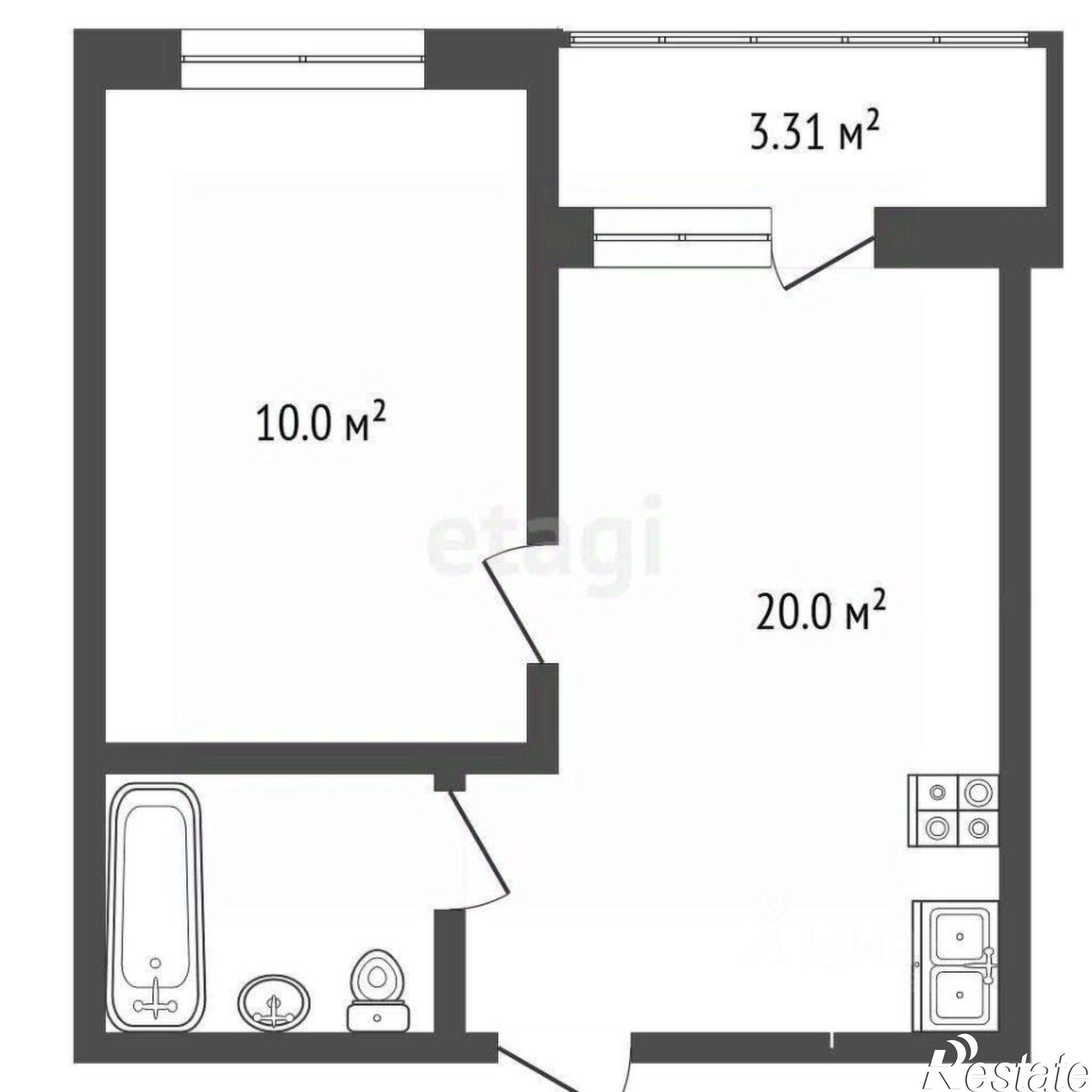Купить квартиру за 5 500 000 рублей на ул Красногоровская, 19