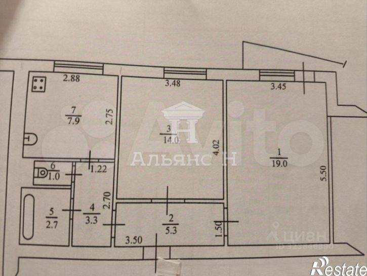 2-комн квартира Степной переулок, 21,  д. 21
