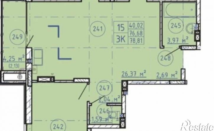 3-комн квартира ул Красногоровская, 19Б,  д. 19Б