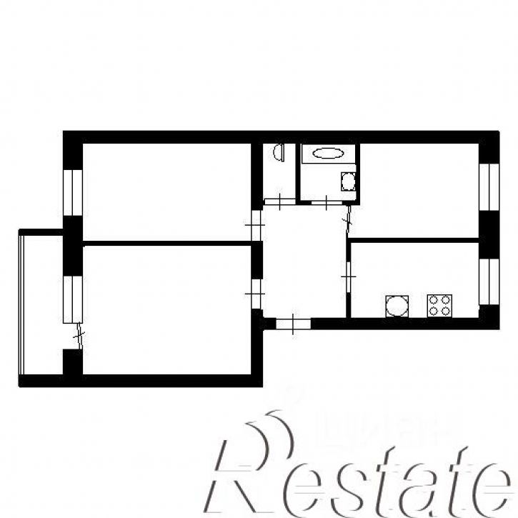 3-комн квартира Севастопольская улица, 113А,  д. 113А
