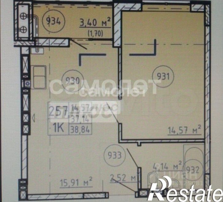 1-комн квартира Красногоровская улица, 19А к1,  д. 19А к1