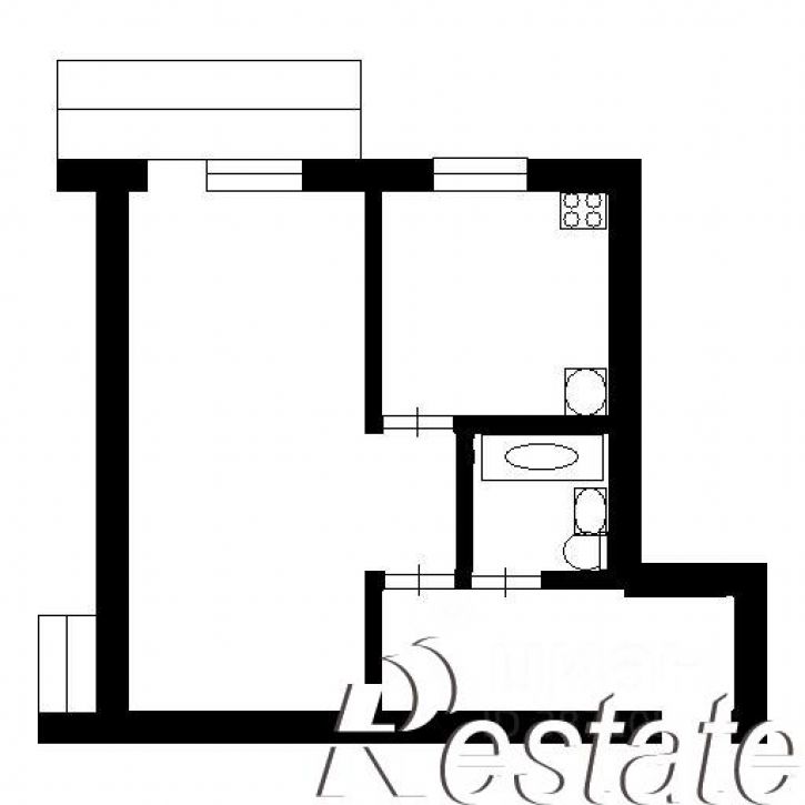 1-комн квартира улица Макаровского, 31А,  д. 31А